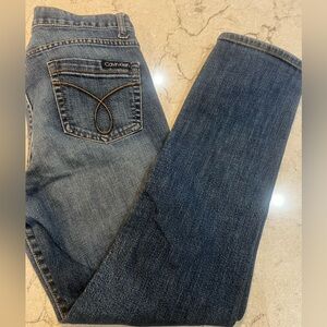 Calvin Klein Dark Blue Denim Pants